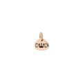 Charm Tag Dad - 9K roséguld & emalj
