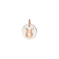 Charm Taureau - Or Rose 9K & Argent