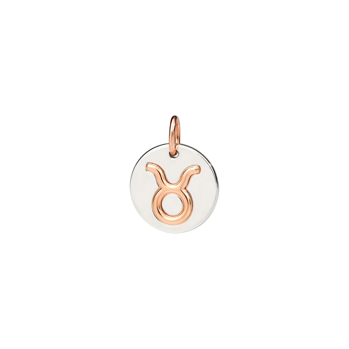 Charm Taureau - Or Rose 9K & Argent