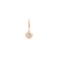 Charm Bollicine Diamant - Or Rose 9K