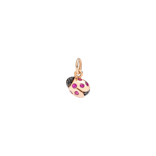 Charm Ladybug Dodo Nature - Or Rose 9K