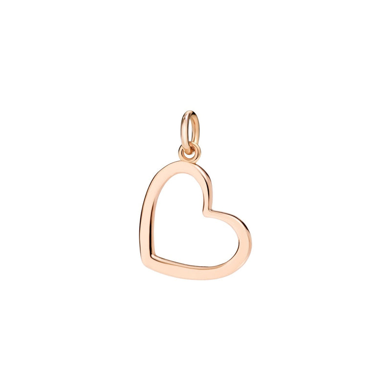 Charm Heart Cuore - Or Rose 9K