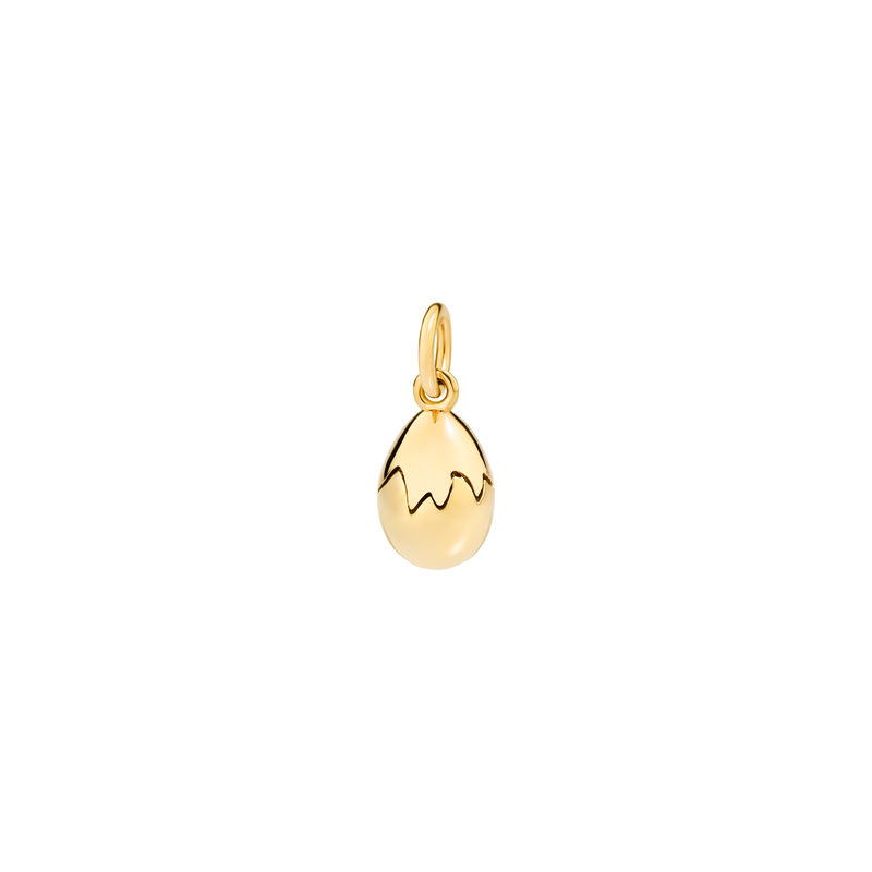 Charm Egg - Yellow Gold