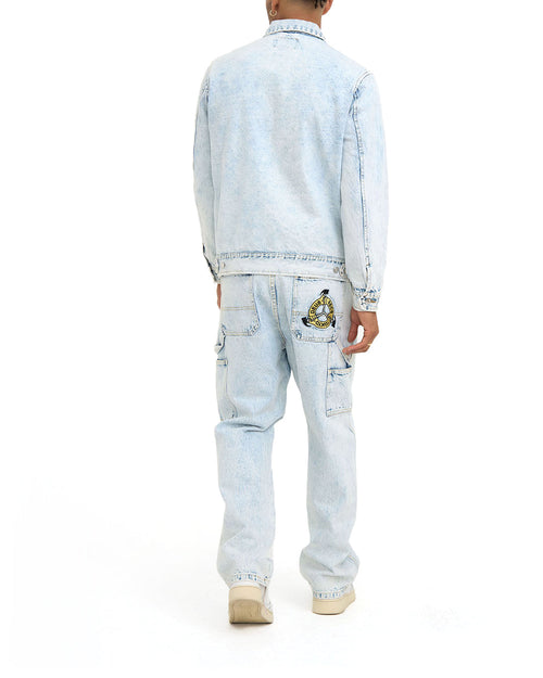 Veste - Light Blue Wash - Homme