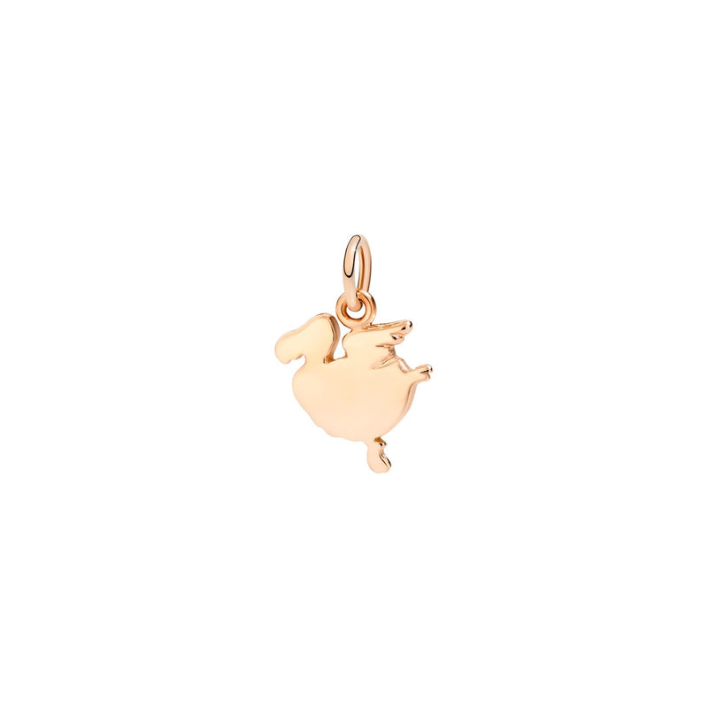 Charm Flying Dodo Dodo Nature - Or Rose 9K