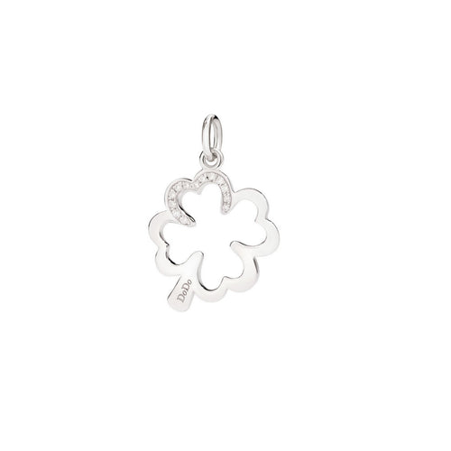 Charm Four-Leaf Clover Dodo Nature - Or Rose 9K