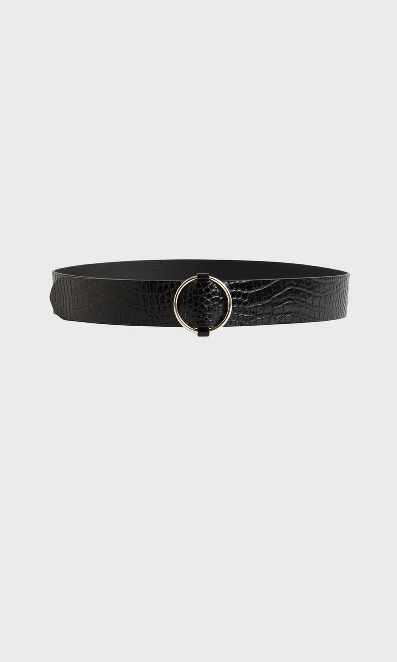 Ceinture Round - Noir