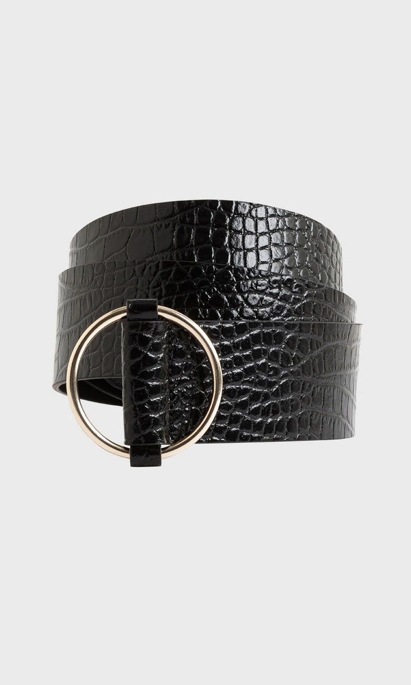 Ceinture Round - Noir