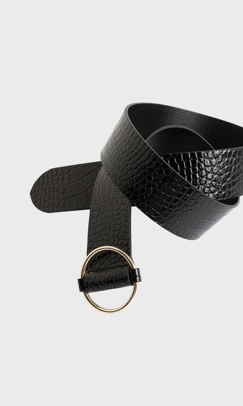Ceinture Round - Noir