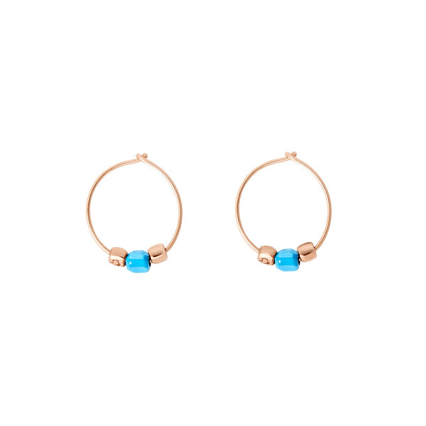 Boucle d’oreille Cercle - Or Rose 9K