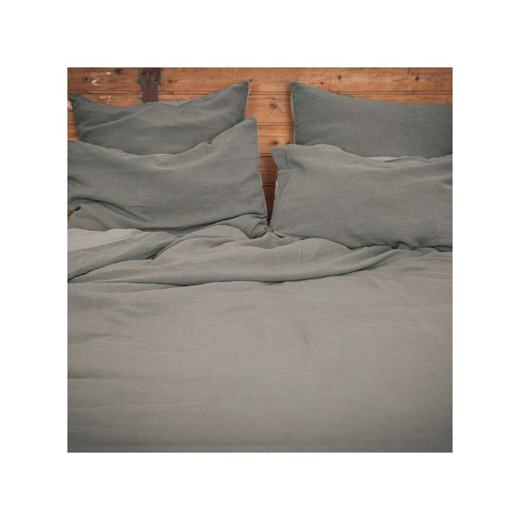 Linen and Cotton Pillowcase - Dolby - Forest