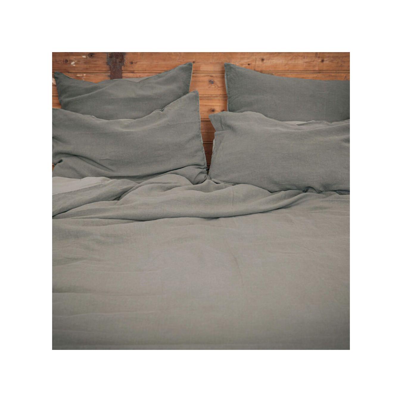 Linen and Cotton Pillowcase - Dolby - Forest
