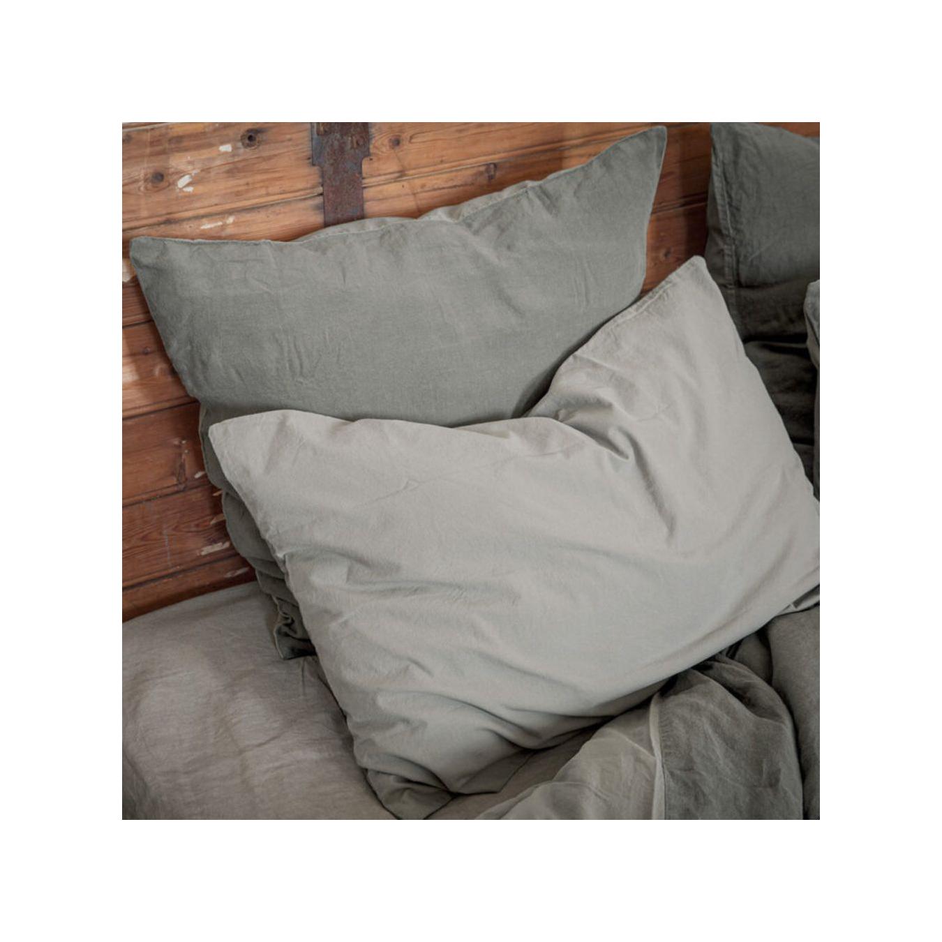 Linen and Cotton Pillowcase - Dolby - Forest