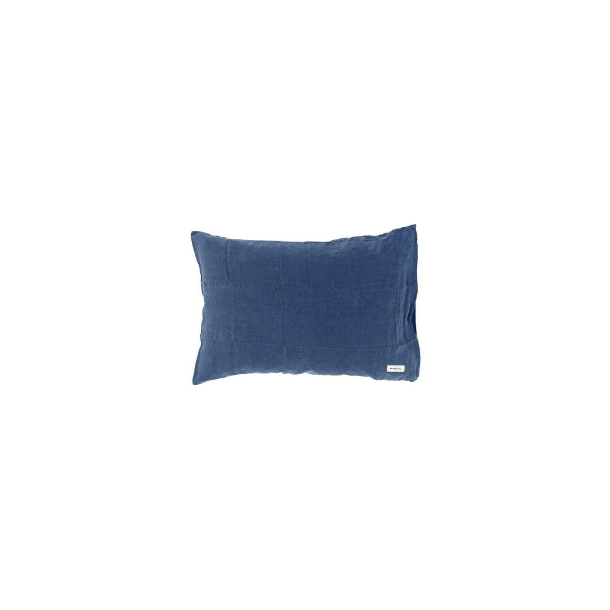 Linen and Cotton Pillowcase - Dolby - Navy