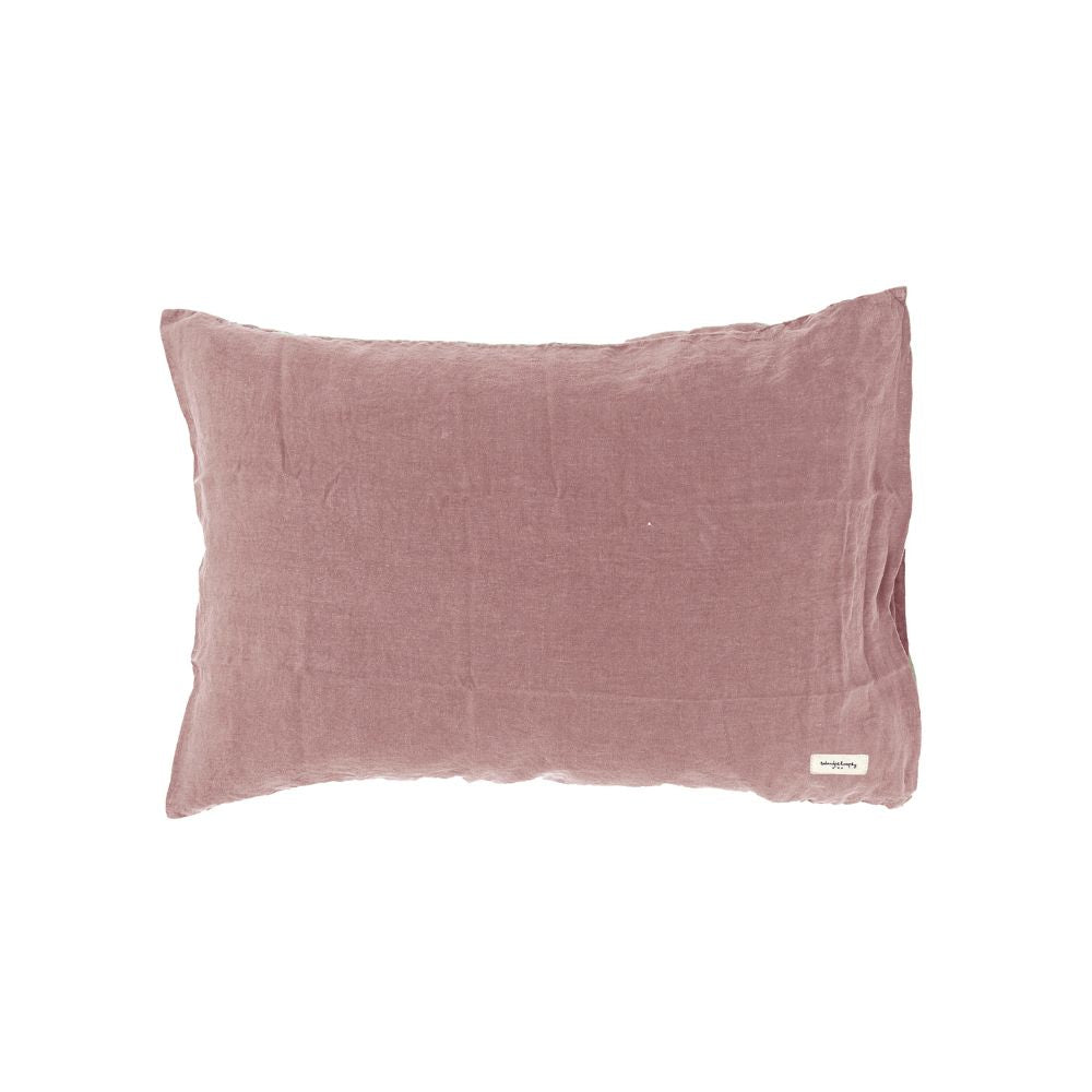 Taie D'Oreiller Lin Et Coton Dolby - Coloris Rosebud