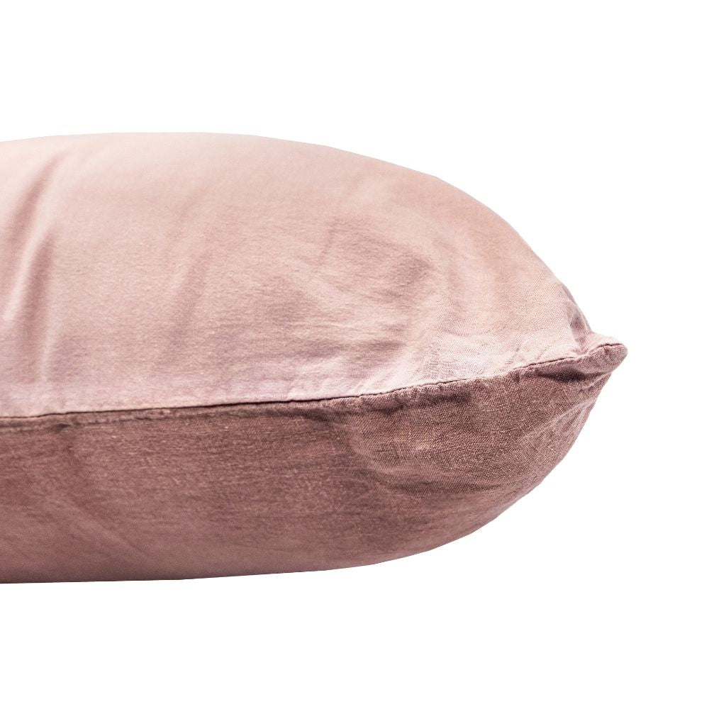 Taie D'Oreiller Lin Et Coton Dolby - Coloris Rosebud