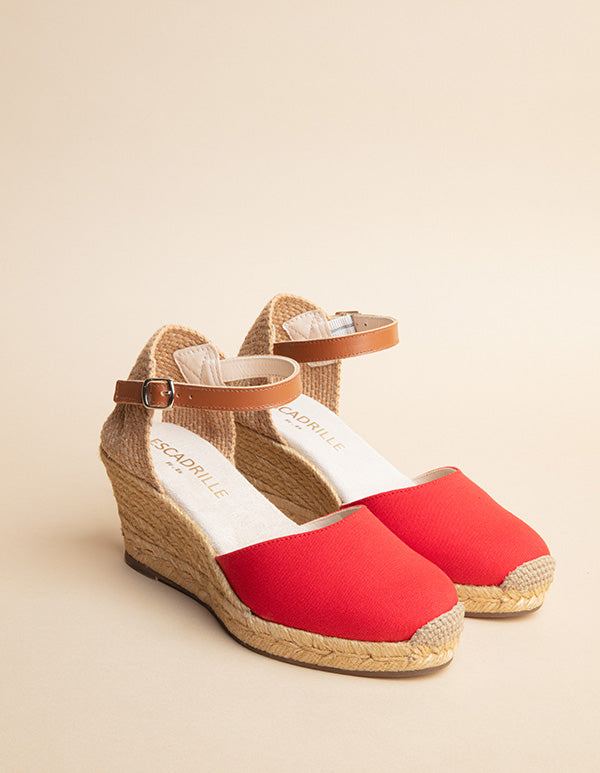 Alpargatas de novia Dolce Vita - Rojo - Mujer