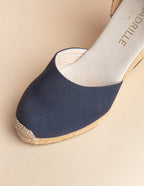 Alpargatas Tacón Alto - Dolce Vita Bride - Azul Marino - Mujer