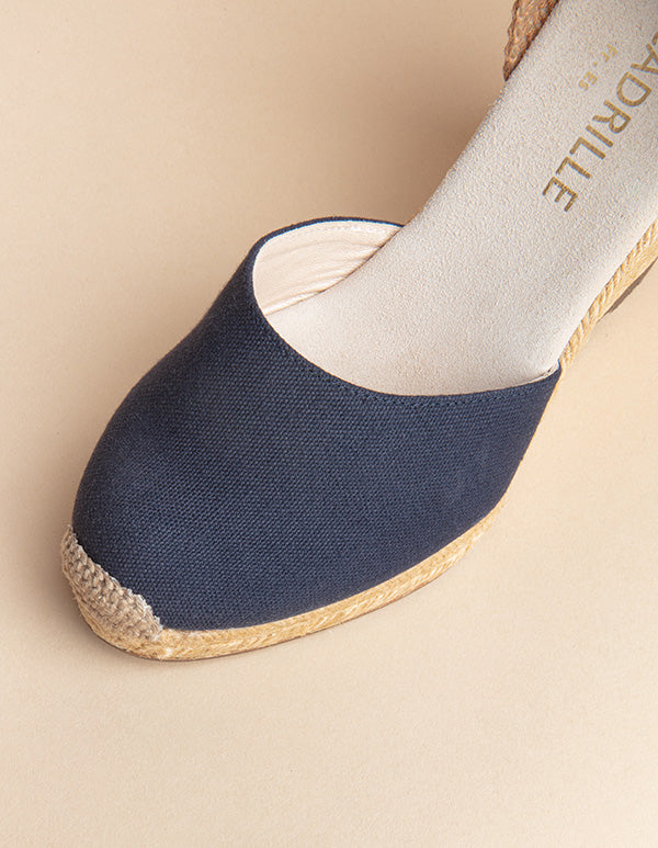 Alpargatas Tacón Alto - Dolce Vita Bride - Azul Marino - Mujer