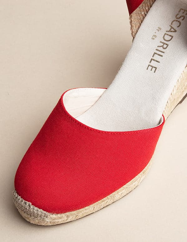 Espadrilles Dolce Vita Ruban - Toile Rouge - Femme