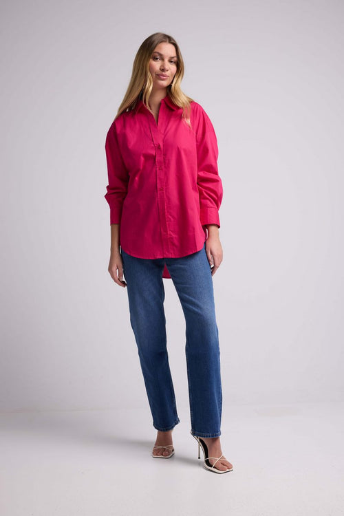 Chemise Manches Longues - Rose