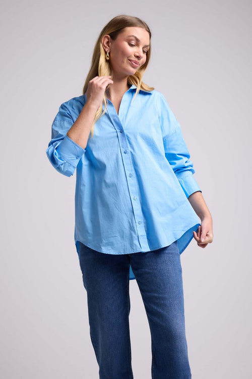 Chemise Manches Longues - Bleu Ciel