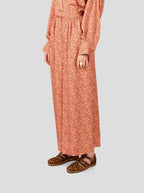 Pantalon Doll In Canyon Clay Messy Dots Print