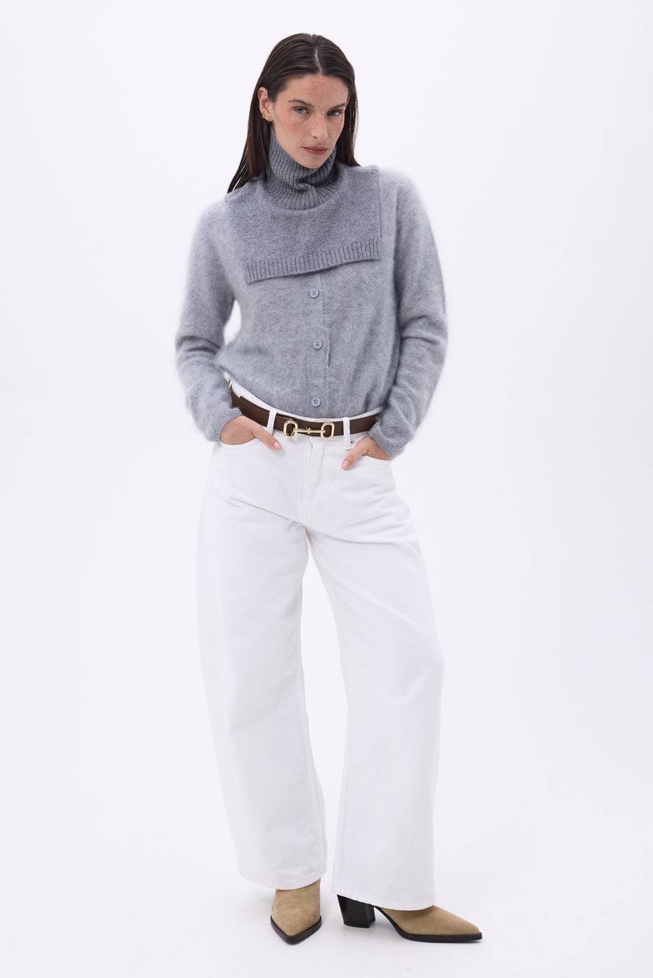 Domi Roll-Neck Collar - Dark Grey - Unisex