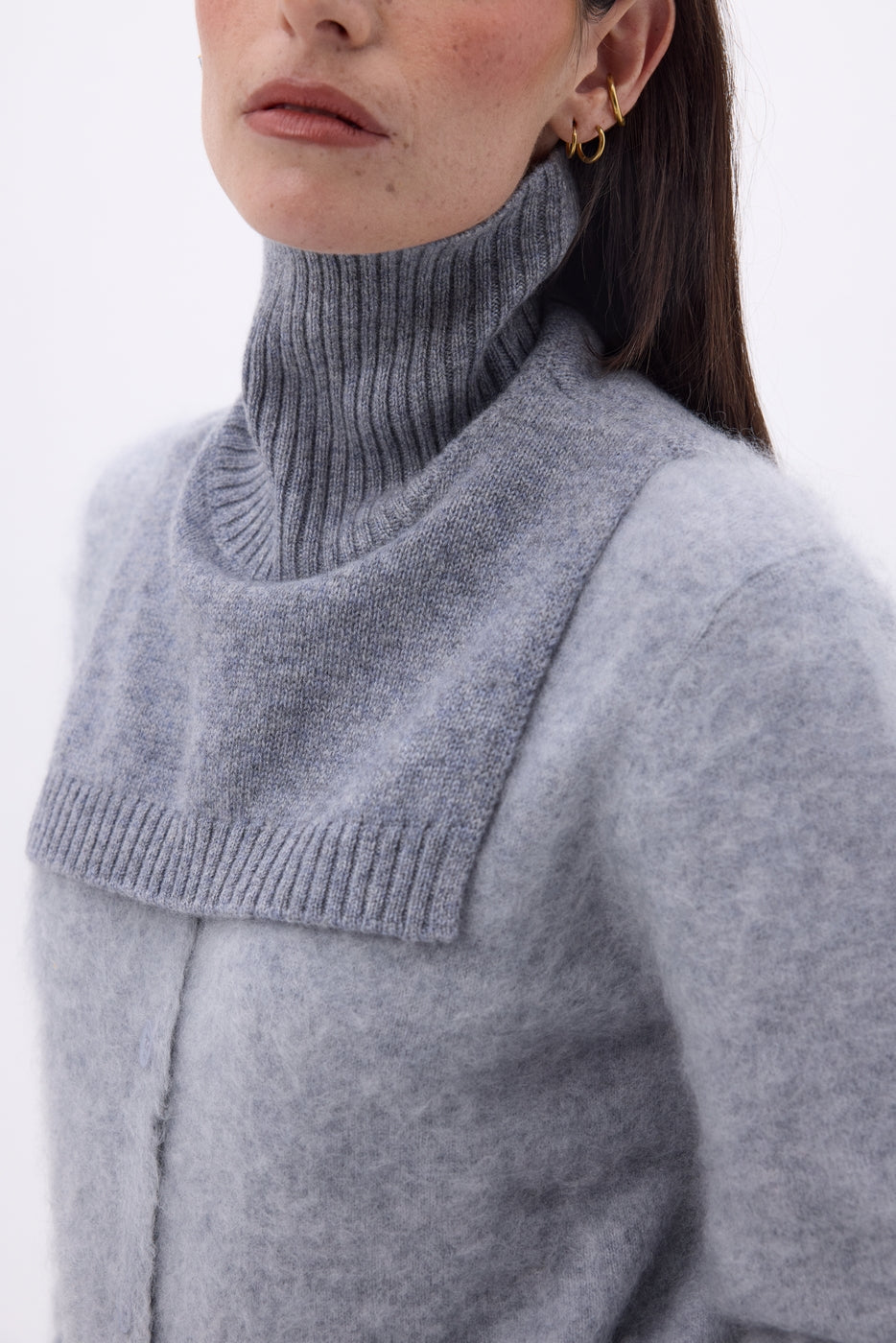Domi Roll-Neck Collar - Dark Grey - Unisex