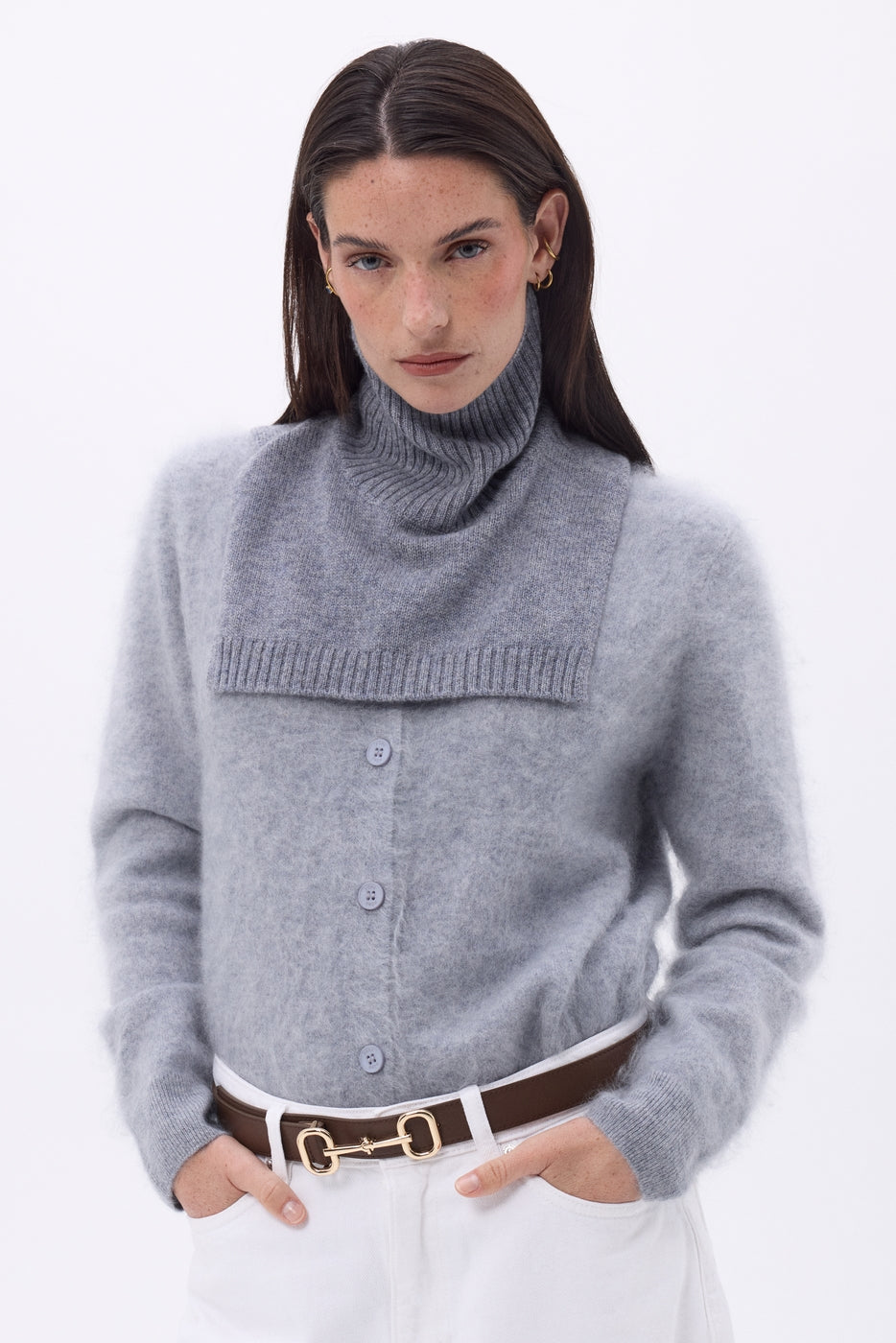 Domi Roll-Neck Collar - Dark Grey - Unisex
