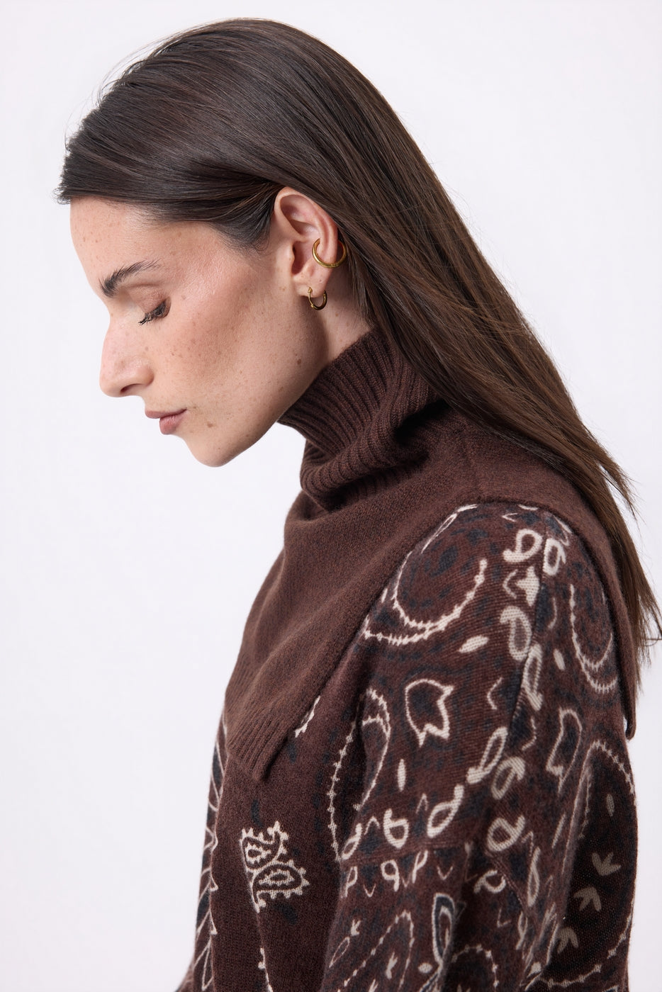 Domi Roll Neck - Chocolate Brown - Unisex