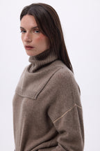 Cuello alto Domi - Nuez - Unisex