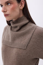 Cuello alto Domi - Nuez - Unisex