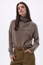 Cuello alto Domi - Nuez - Unisex