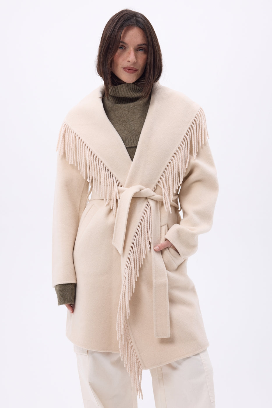 Col Roule Domi - Khaki Chine - Mixte