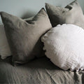 Linen and Cotton Pillowcase - Dona - Forest
