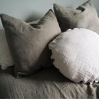 Linen and Cotton Pillowcase - Dona - Forest