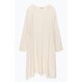 Round-Neck Dress - Ecru - Women