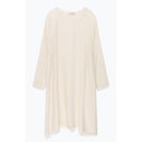 Round Neck Dress - Ecru - Women