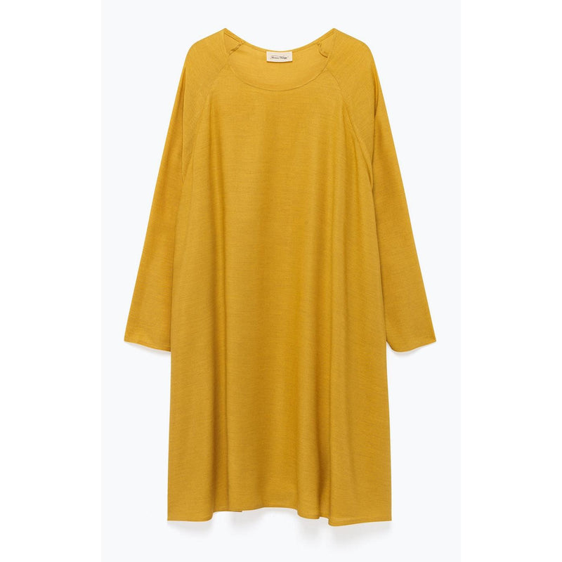 Round Neck Dress - Honey - Women