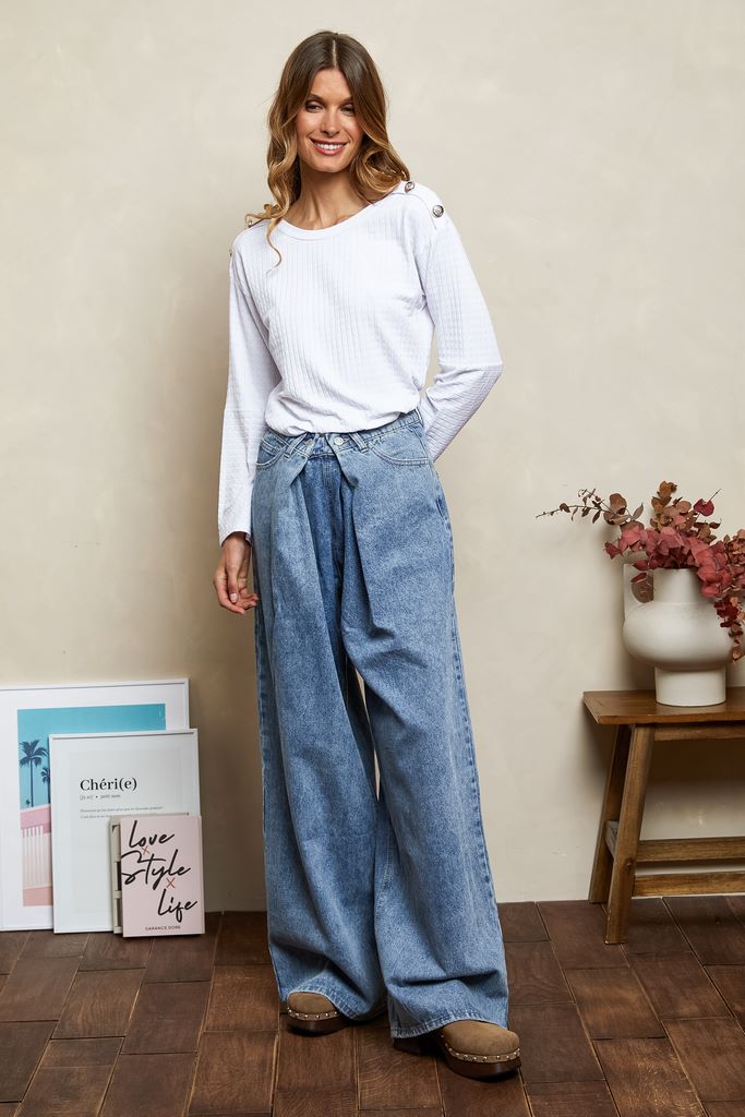 Dora Jeans - Used Blue