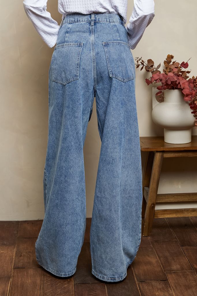 Dora Jeans - Used Blue