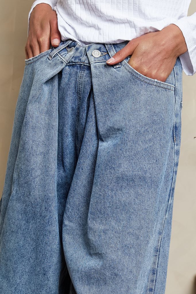 Dora Jeans - Used Blue