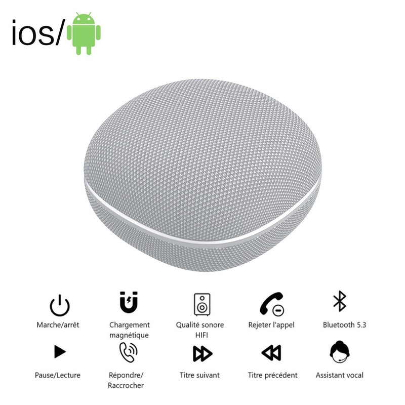 Ecouteurs Bluetooth Avec Reduction De Bruit - Blanc - Mixte