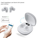 Ecouteurs Bluetooth Avec Reduction De Bruit - Blanc - Mixte