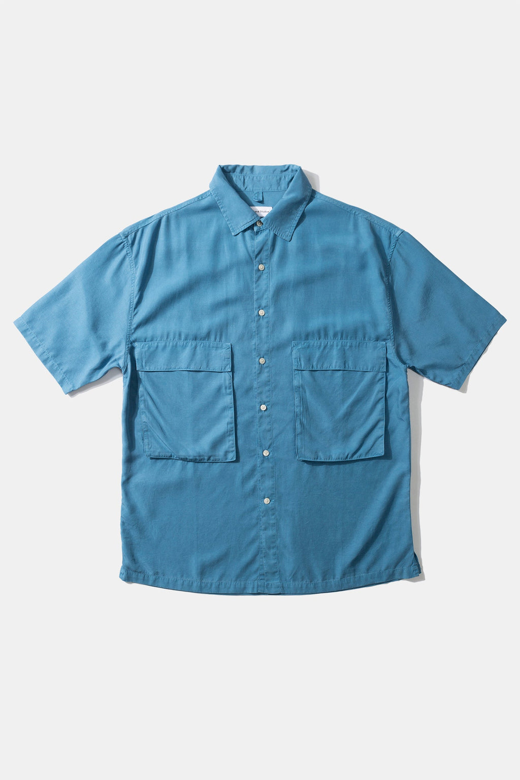 Camisa Espalda Caminos Liso Acero