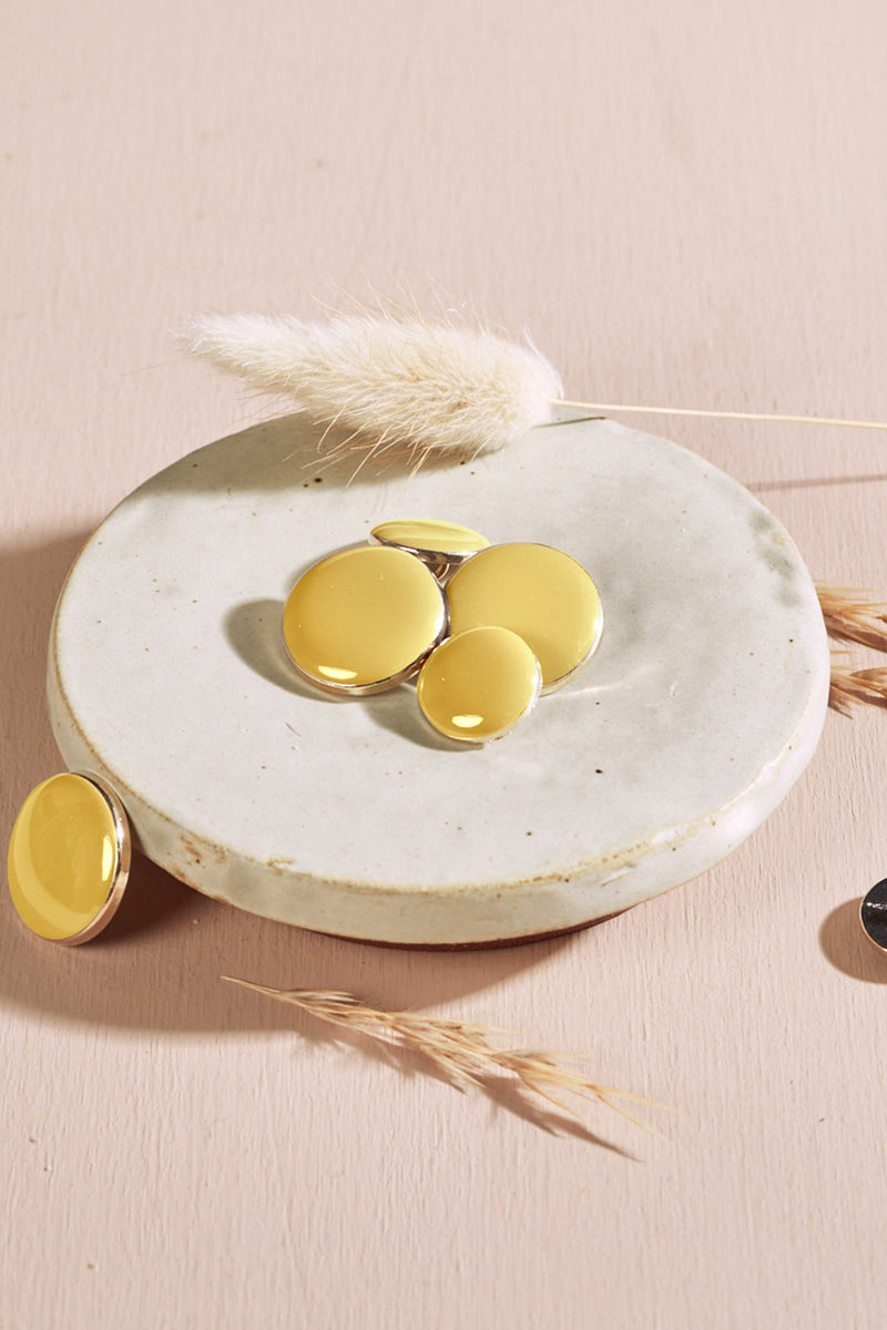 Boutons Dotty - Lemon X10