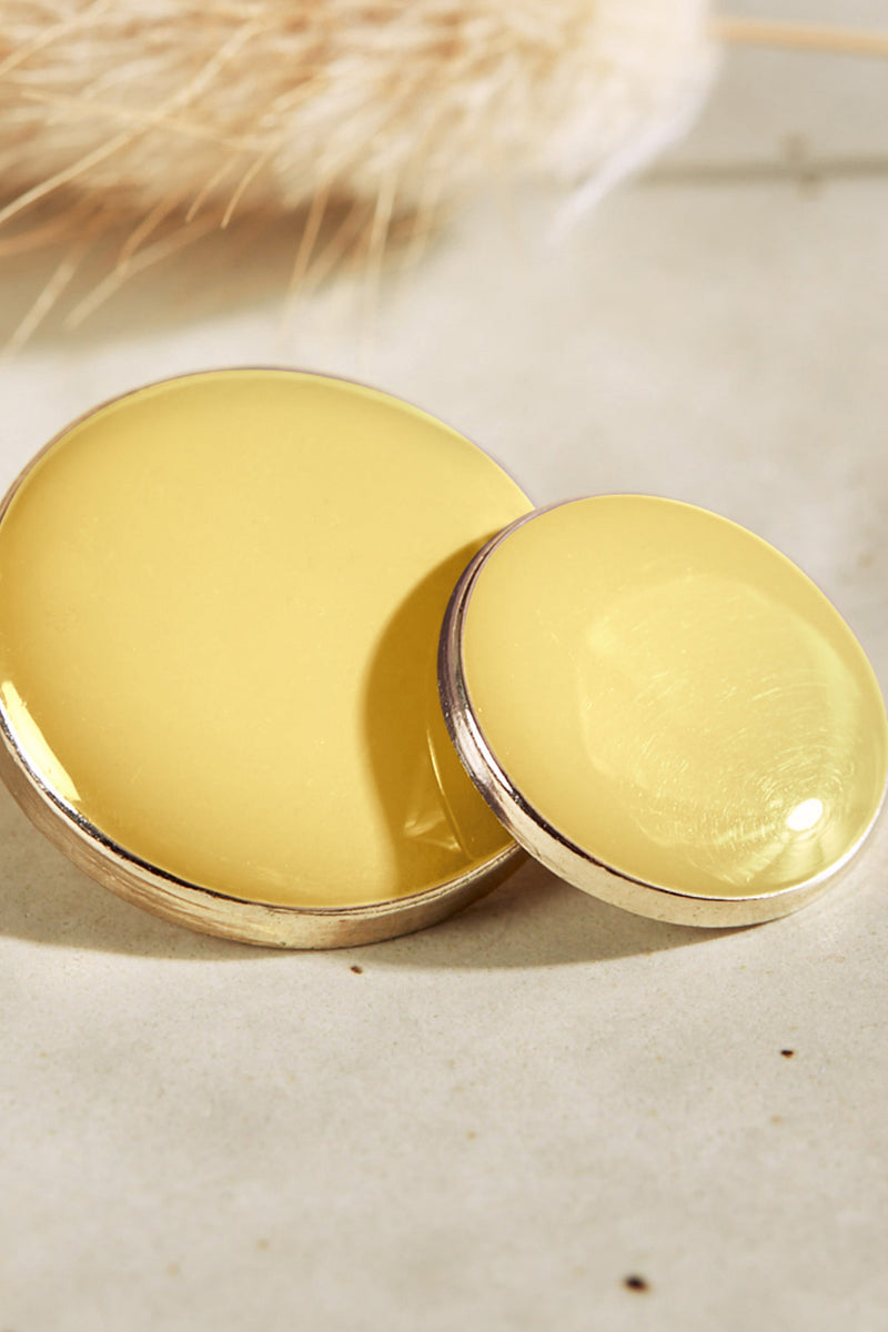 Boutons Dotty - Lemon X10