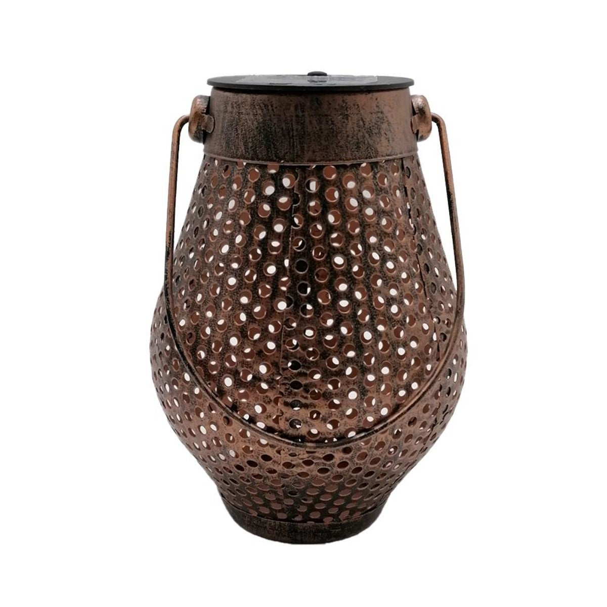 Doty - Décoration Lumineuse Solaire - Acier - Marron