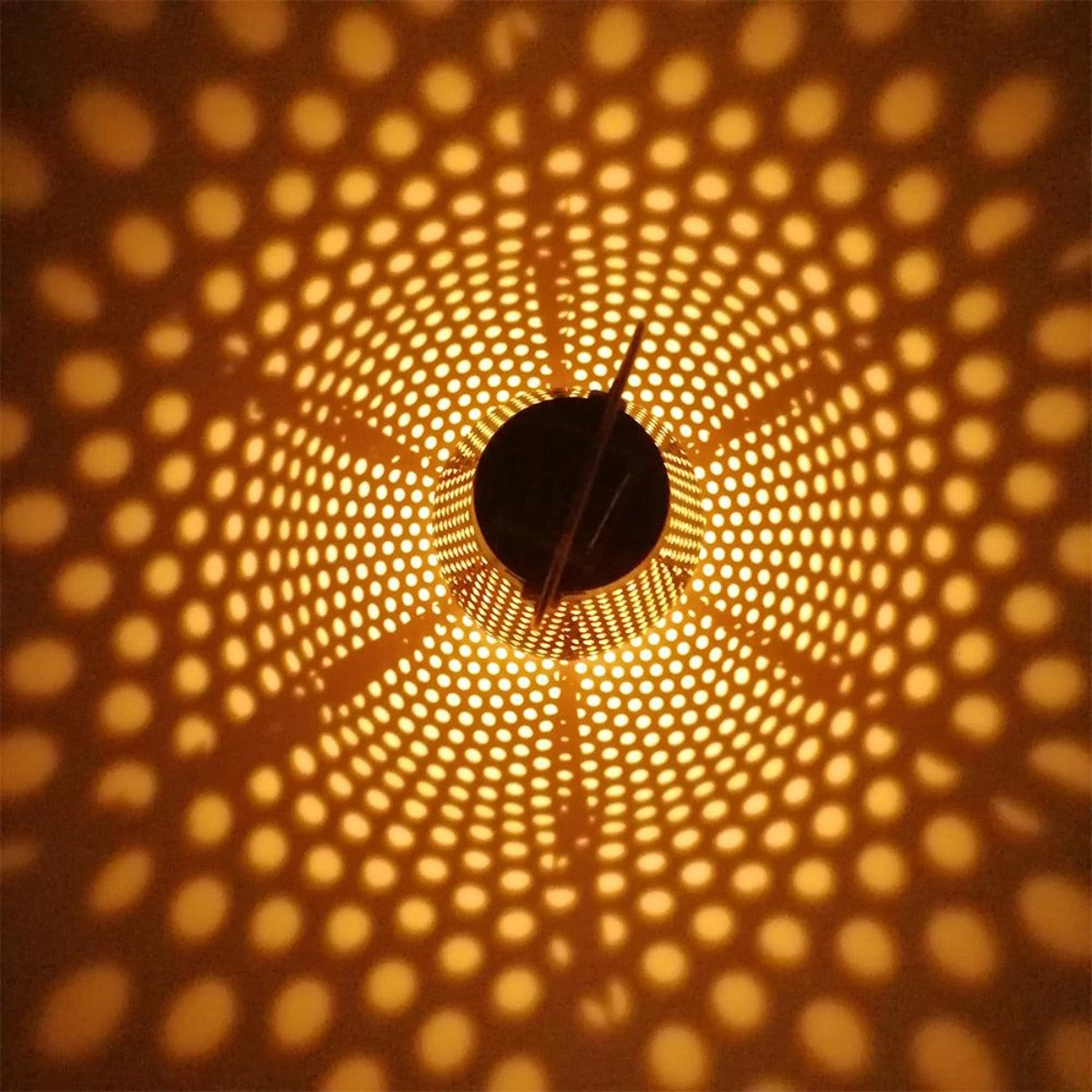 Doty - Décoration Lumineuse Solaire - Acier - Marron
